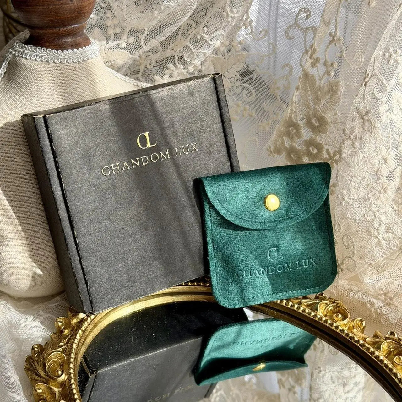 Abalone Shell Rectangle Pendant Necklace 18K Gold — lifestyle shot