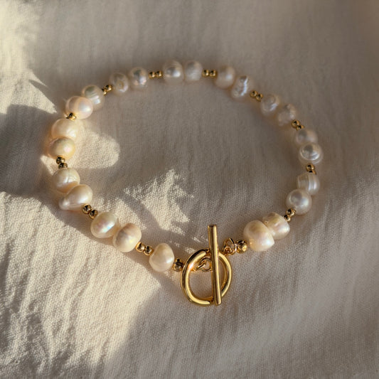 Silk Pearl Bracelet
